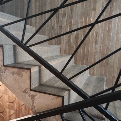 Stairs system made of natural wood by Jawor Parkiet 1